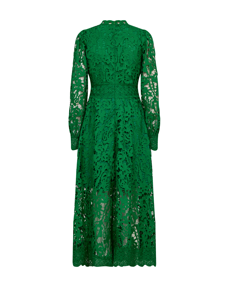 CMLALY - KLEID MIT SPITZE IN GRUN