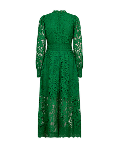 CMLALY - KLEID MIT SPITZE IN GRUN
