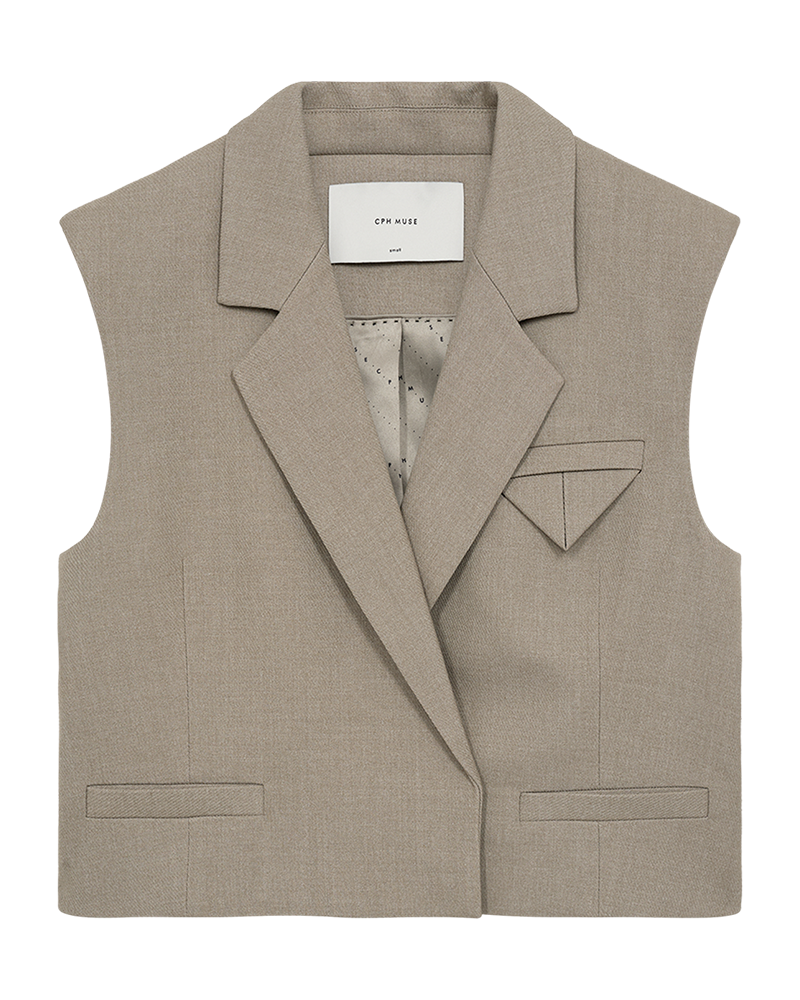 CMTAILOR - KURZE WESTE IN BEIGE