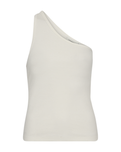 CMSIV - ONE-SHOULDER-TOP IN WEISS,WOLLWEISS