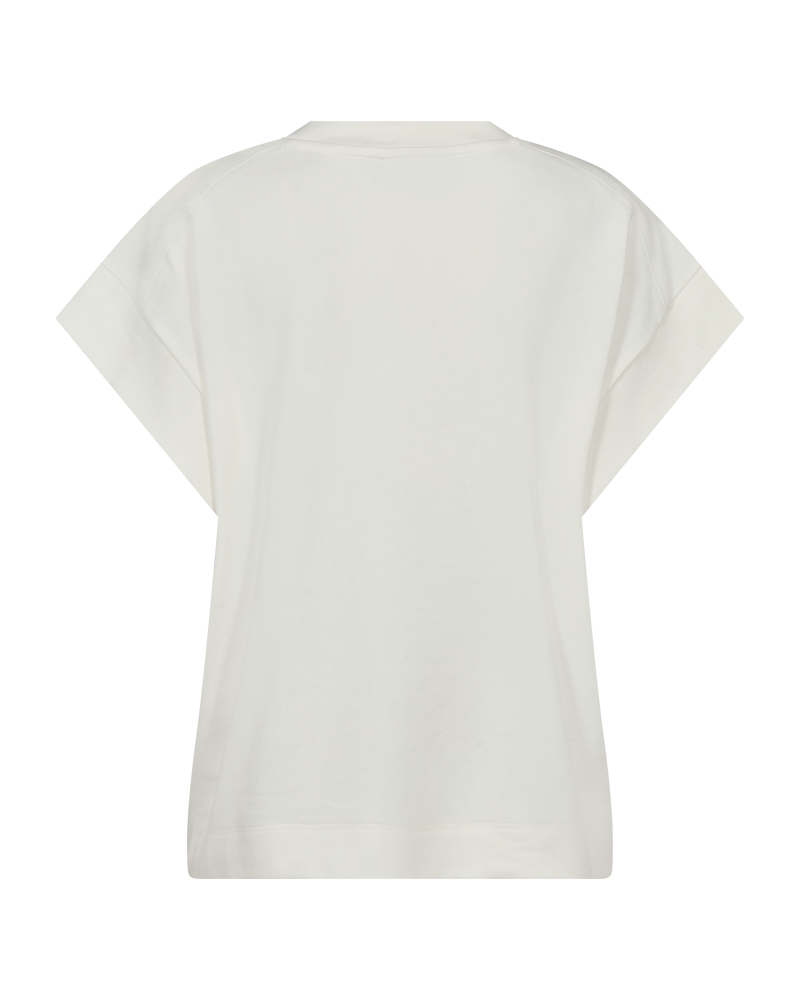 CMMUSE - T-SHIRT IN WEISS,WOLLWEISS