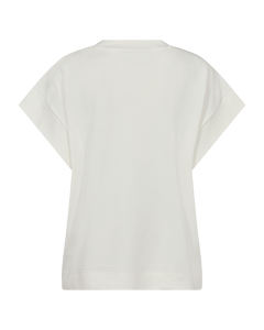 CMMUSE - T-SHIRT IN WEISS,WOLLWEISS