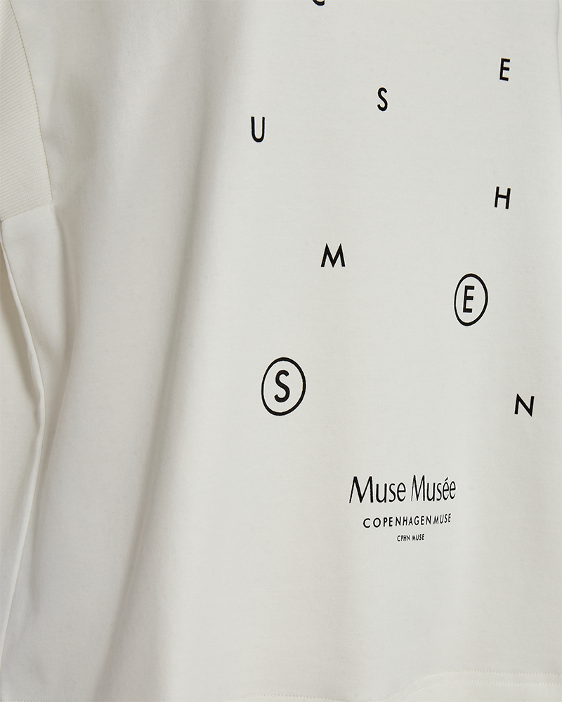 CMMUSE - T-SHIRT IN WEISS,WOLLWEISS