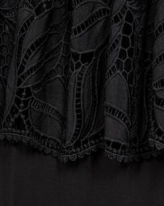 CMMOLLY - OFF-SHOULDER KLEID IN SCHWARZ