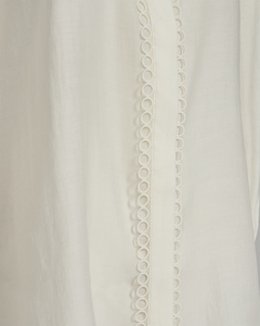 CMMOLLY - HEMD MIT SPITZE IN WEISS,WOLLWEISS