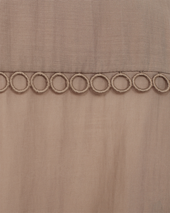 CMMOLLY - HEMD MIT SPITZE IN BEIGE