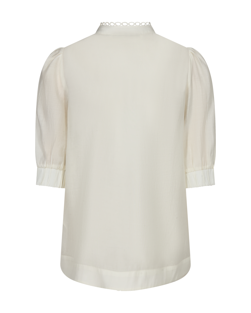 CMMOLLY - HEMD MIT SPITZE IN WEISS,WOLLWEISS