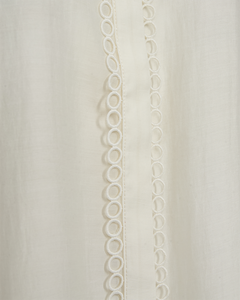 CMMOLLY - HEMD MIT SPITZE IN WEISS,WOLLWEISS