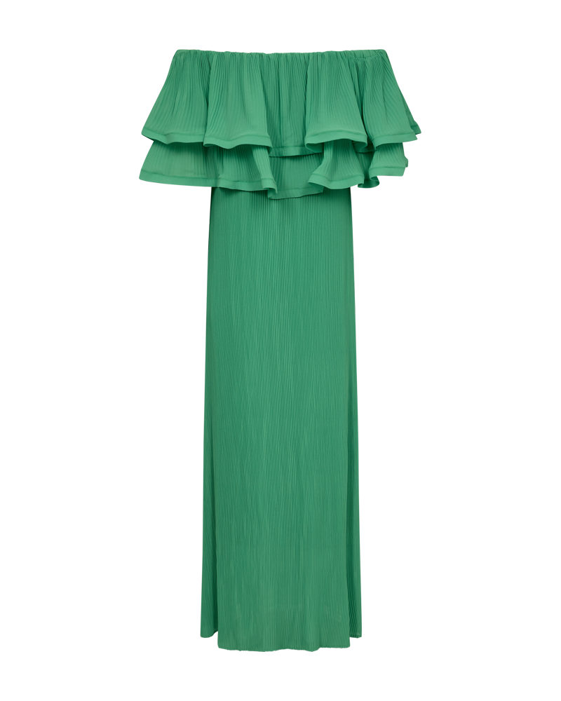 CMKIRA - OFF-SHOULDER KLEID IN GRUN
