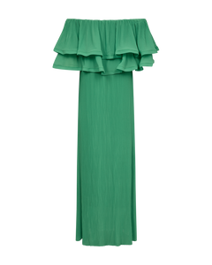CMKIRA - OFF-SHOULDER KLEID IN GRUN