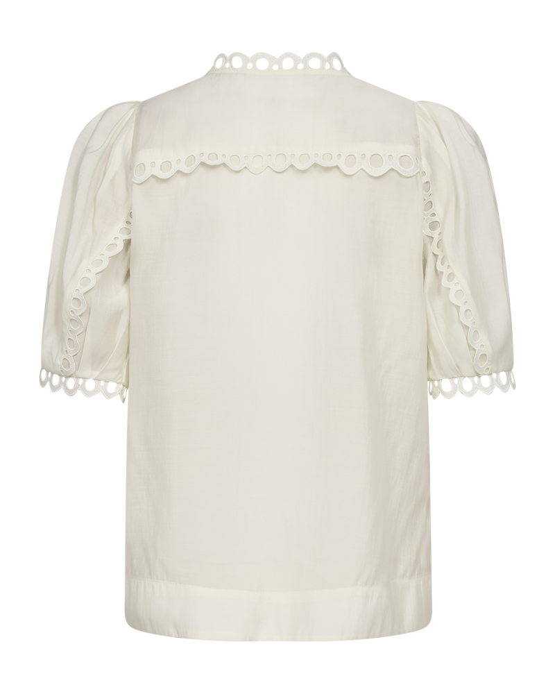CMMOLLY - HEMD IN WEISS,WOLLWEISS
