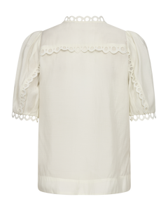 CMMOLLY - HEMD IN WEISS,WOLLWEISS
