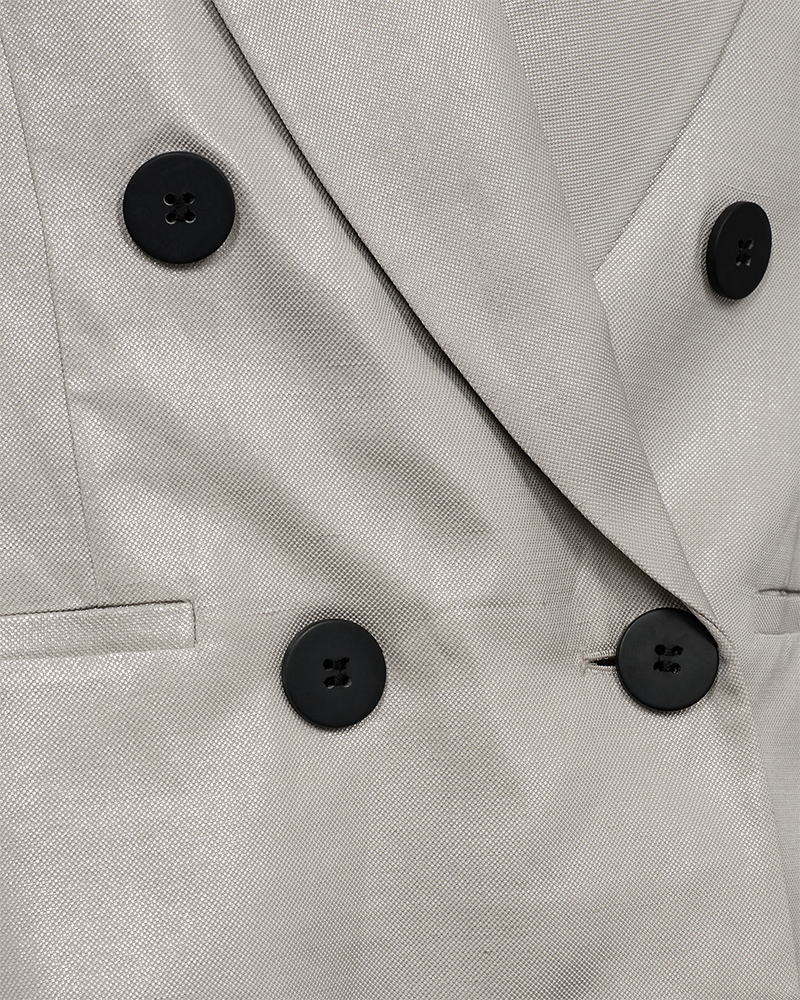 CMNATULA - BLAZER IN SILBER