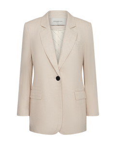 CMNATURE - BLAZER IN BEIGE,WOLLWEISS