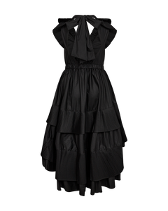 CMPLEAT - KLEID MIT RÜSCHEN IN SCHWARZ