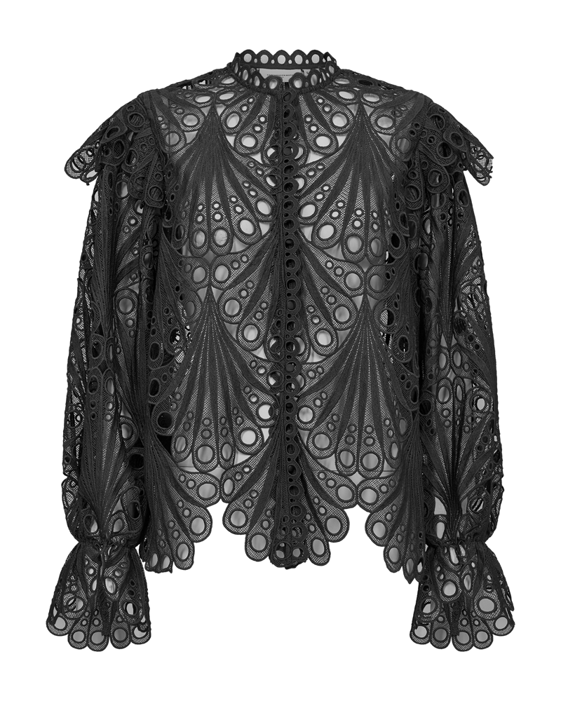 CMMOONLIGHT - BLUSE IN SCHWARZ