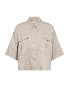 CMVIANNA - HEMD MIT ÜBERSCHNITTENEN SCHULTERN IN BEIGE