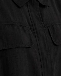 CMMOLLY - HEMD MIT BRUSTTASCHEN IN SCHWARZ