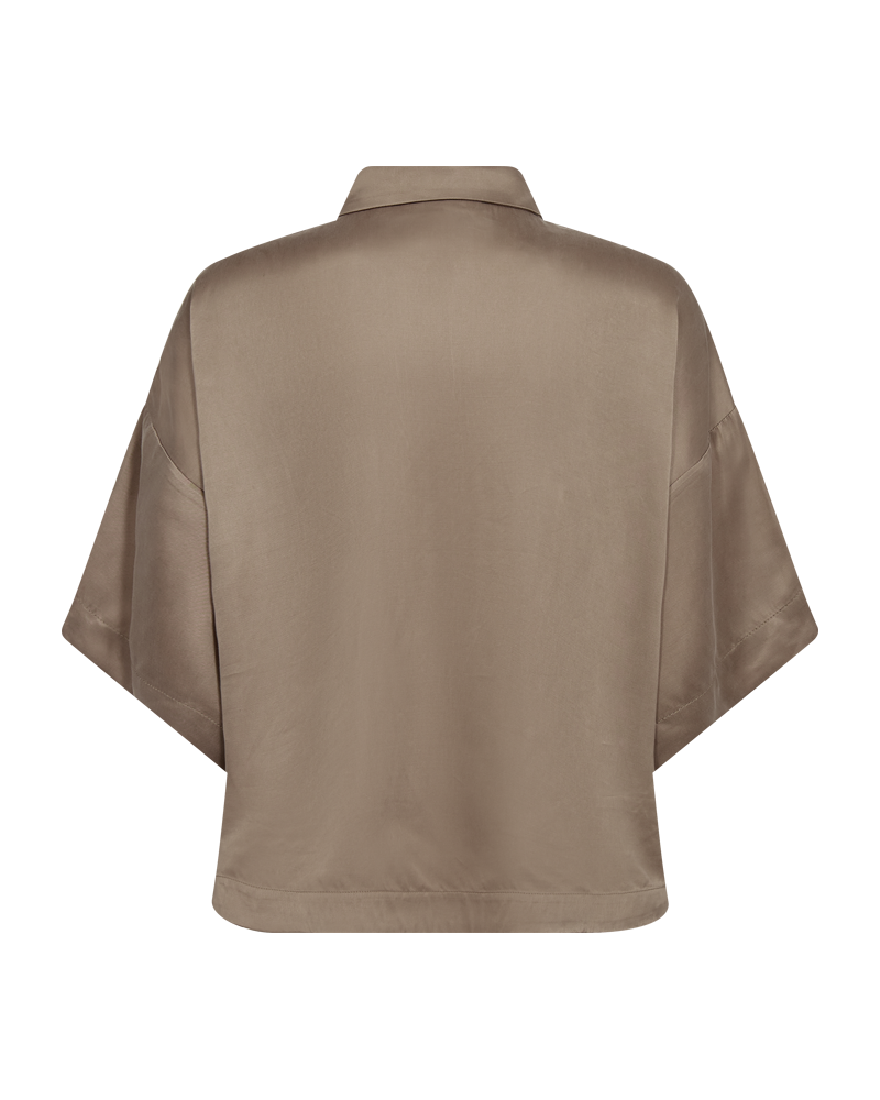 CMCUPRO - HEMD MIT ÜBERSCHNITTENEN SCHULTERN IN BEIGE
