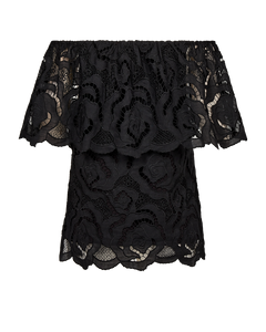 CMROTRA - OFF-SHOULDER TOP IN SCHWARZ