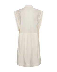 CMMOLLY - KLEID IN WEISS,WOLLWEISS