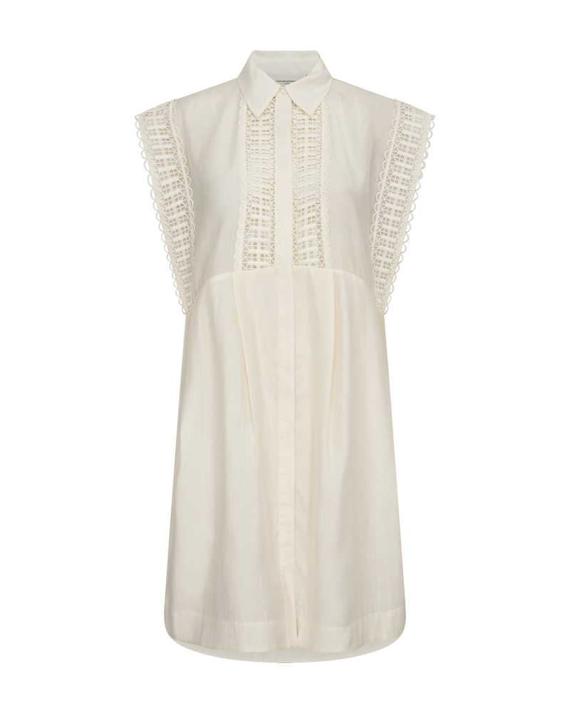 CMMOLLY - KLEID IN WEISS,WOLLWEISS