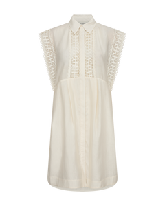 CMMOLLY - KLEID IN WEISS,WOLLWEISS