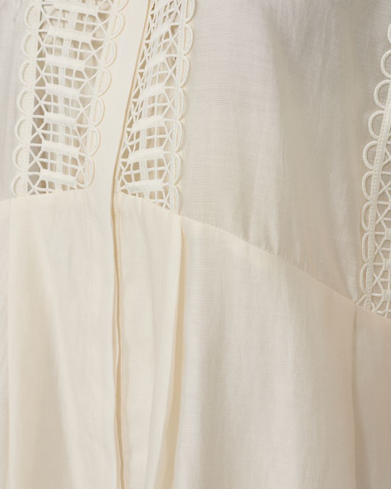 CMMOLLY - KLEID IN WEISS,WOLLWEISS