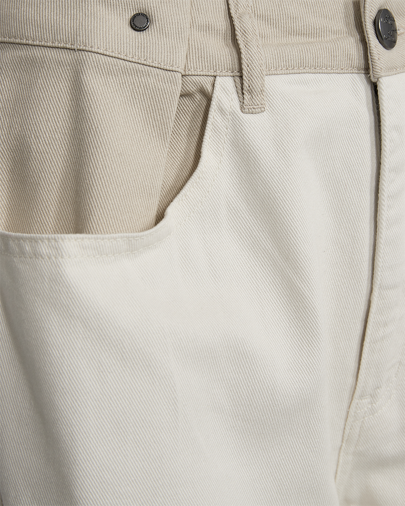 CMCHARLEE - JEANS IN WEISS UND BEIGE,WOLLWEISS