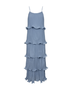 CMKIRA - PLISSIERTES KLEID IN BLAU