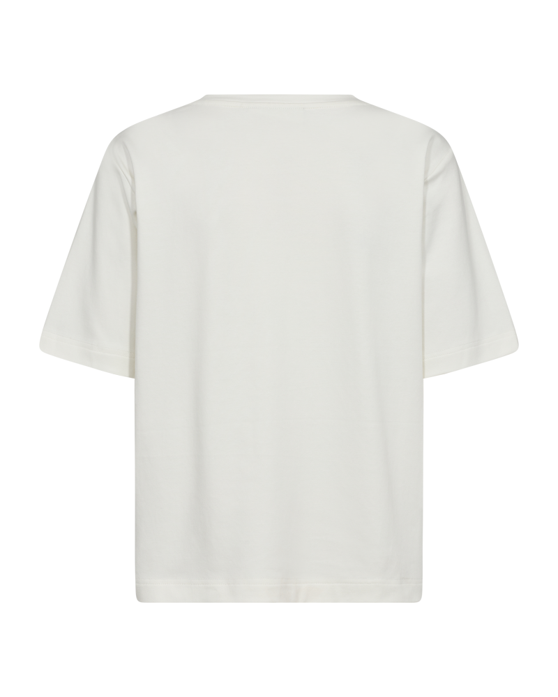 CMMUSE - T-SHIRT IN BEIGE,WOLLWEISS