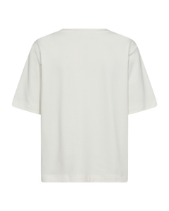 CMMUSE - T-SHIRT IN BEIGE,WOLLWEISS