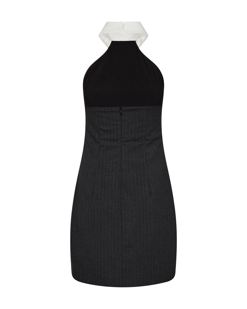CMTIEDY - KLEID IN GRAU UND WEISS