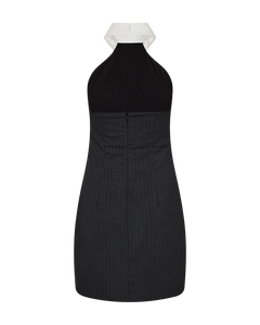 CMTIEDY - KLEID IN GRAU UND WEISS