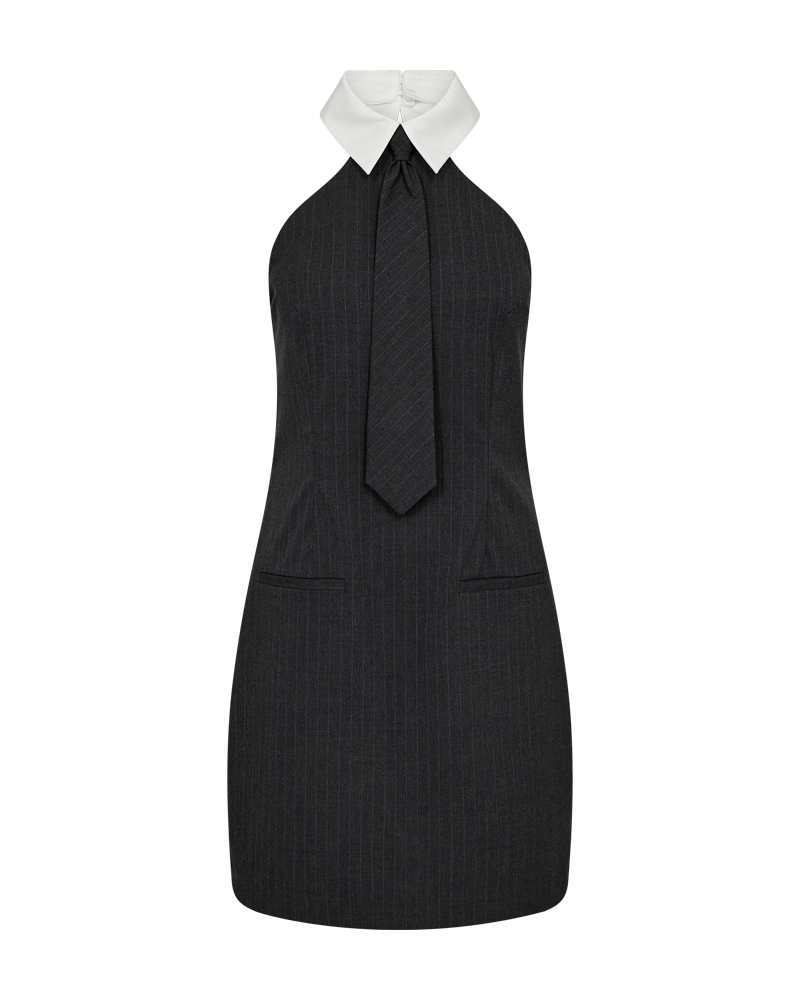 CMTIEDY - KLEID IN GRAU UND WEISS