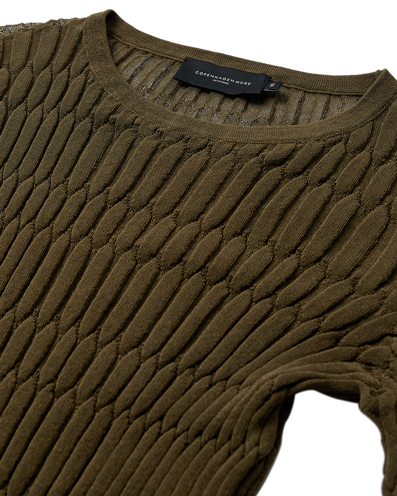 CMNATACHA - PULLOVER IN KHAKIGRÜN