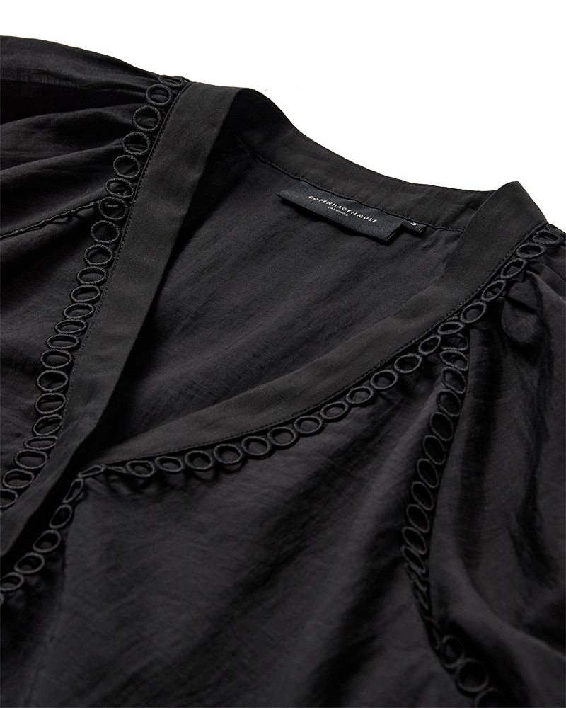 CMMOLLY - HEMD IN SCHWARZ