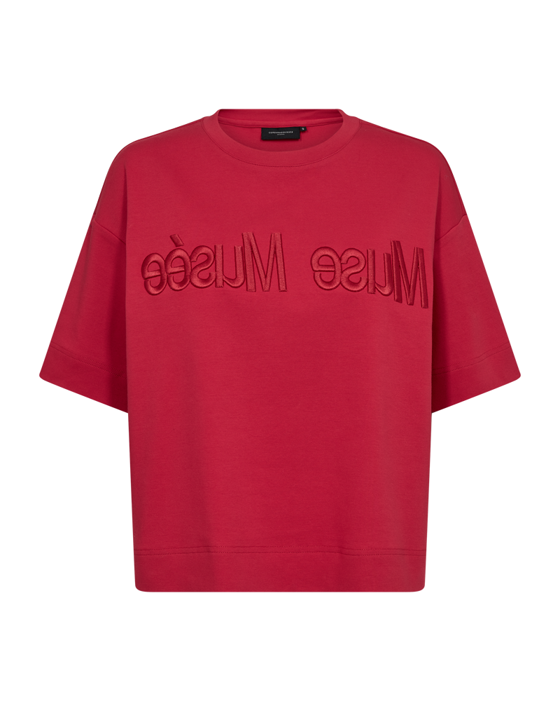 CMMUSE - T-SHIRT IN ROT