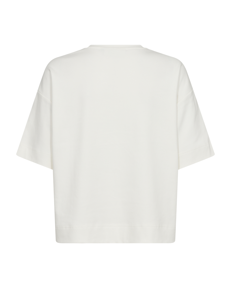 CMMUSE - T-SHIRT IN BEIGE,WOLLWEISS