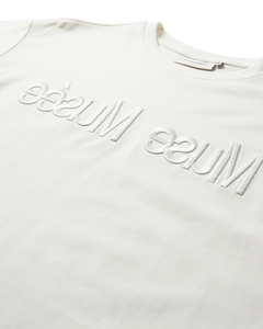 CMMUSE - T-SHIRT IN BEIGE,WOLLWEISS