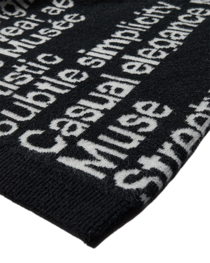 CMIBRA - KLEID IN SCHWARZ,WOLLWEISS
