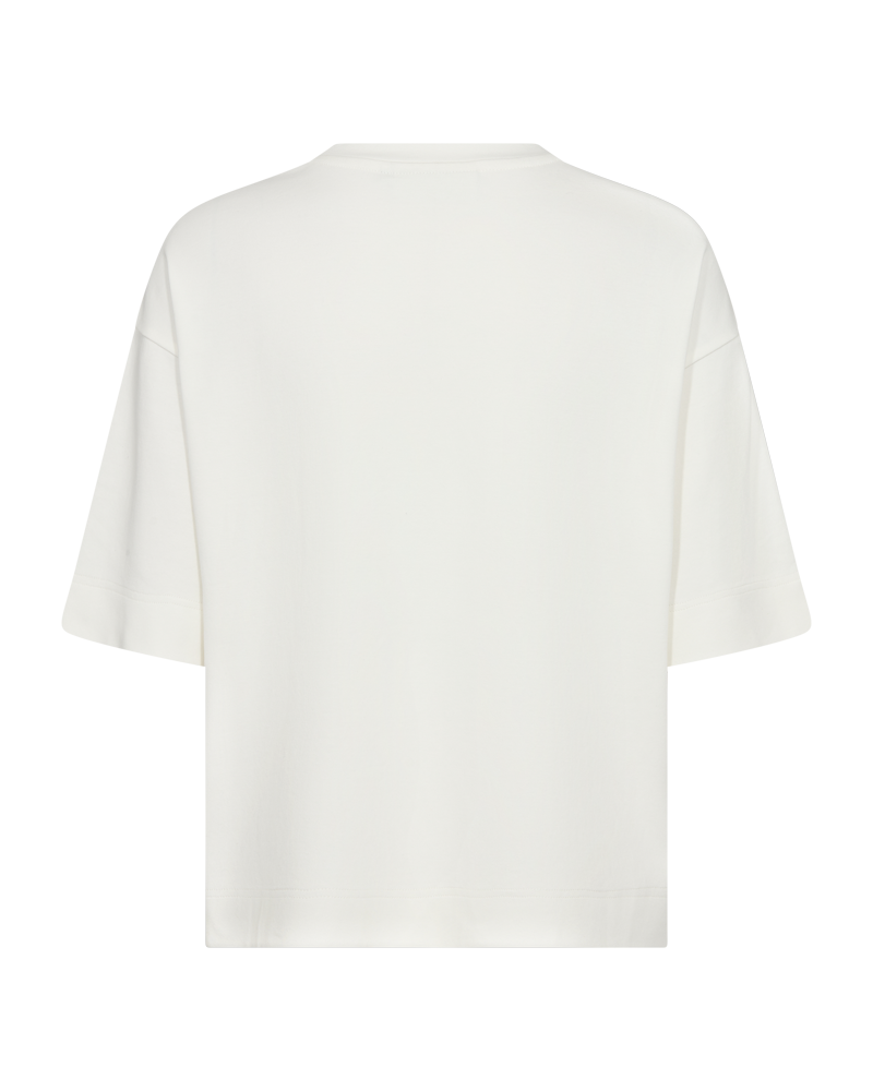 CMMUSE - T-SHIRT IN BEIGE,WOLLWEISS