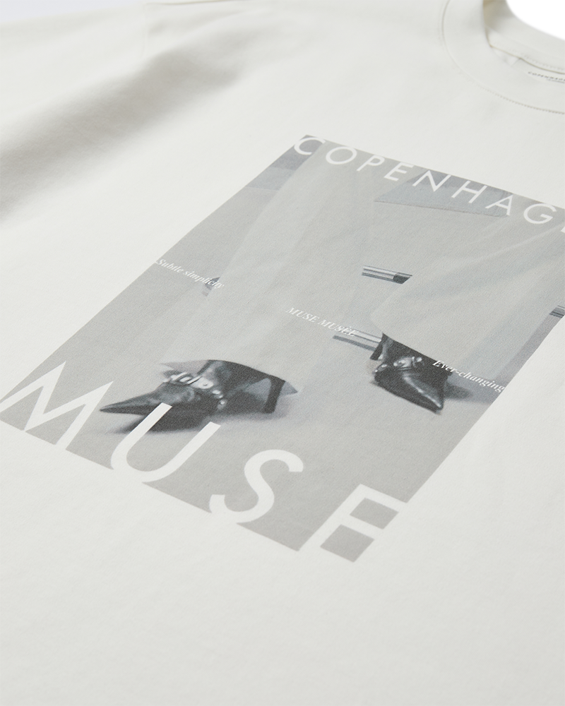 CMMUSE - T-SHIRT IN BEIGE,WOLLWEISS