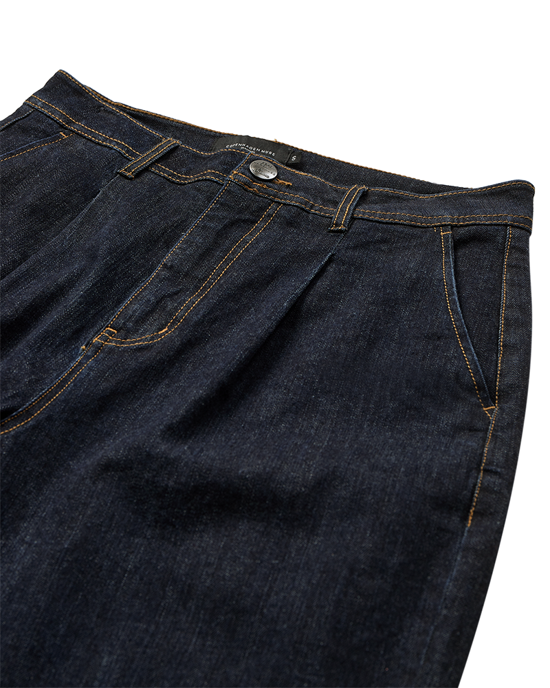 CMJEAN - JEANS MIT HOHER TAILLE IN BLAU