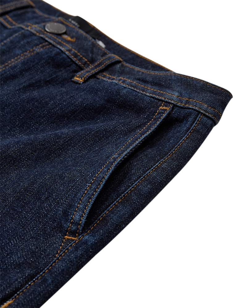CMJEAN – HOCHTAILLIERTE DENIMHOSE IN BLAU