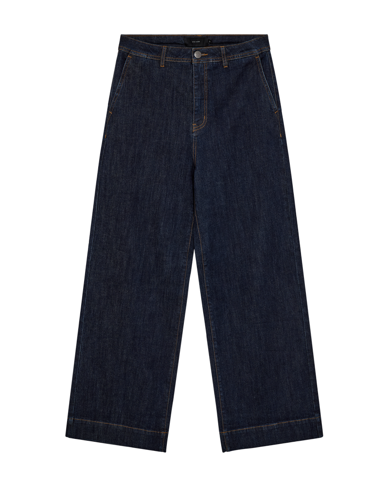 CMJEAN – HOCHTAILLIERTE DENIMHOSE IN BLAU