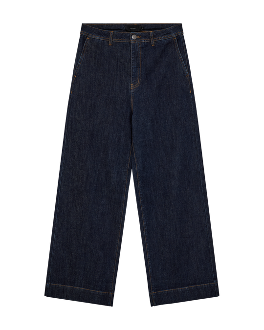 CMJEAN – HOCHTAILLIERTE DENIMHOSE IN BLAU