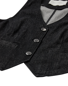 CMJEAN - DENIMWESTE IN SCHWARZ