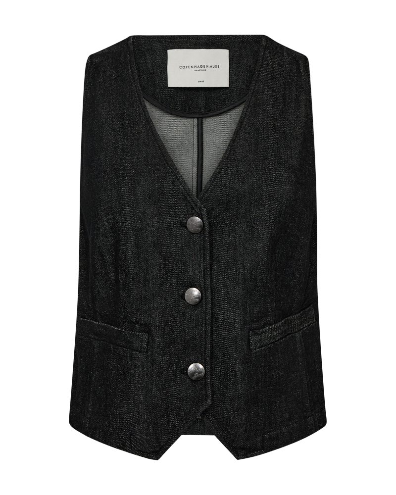 CMJEAN - DENIMWESTE IN SCHWARZ