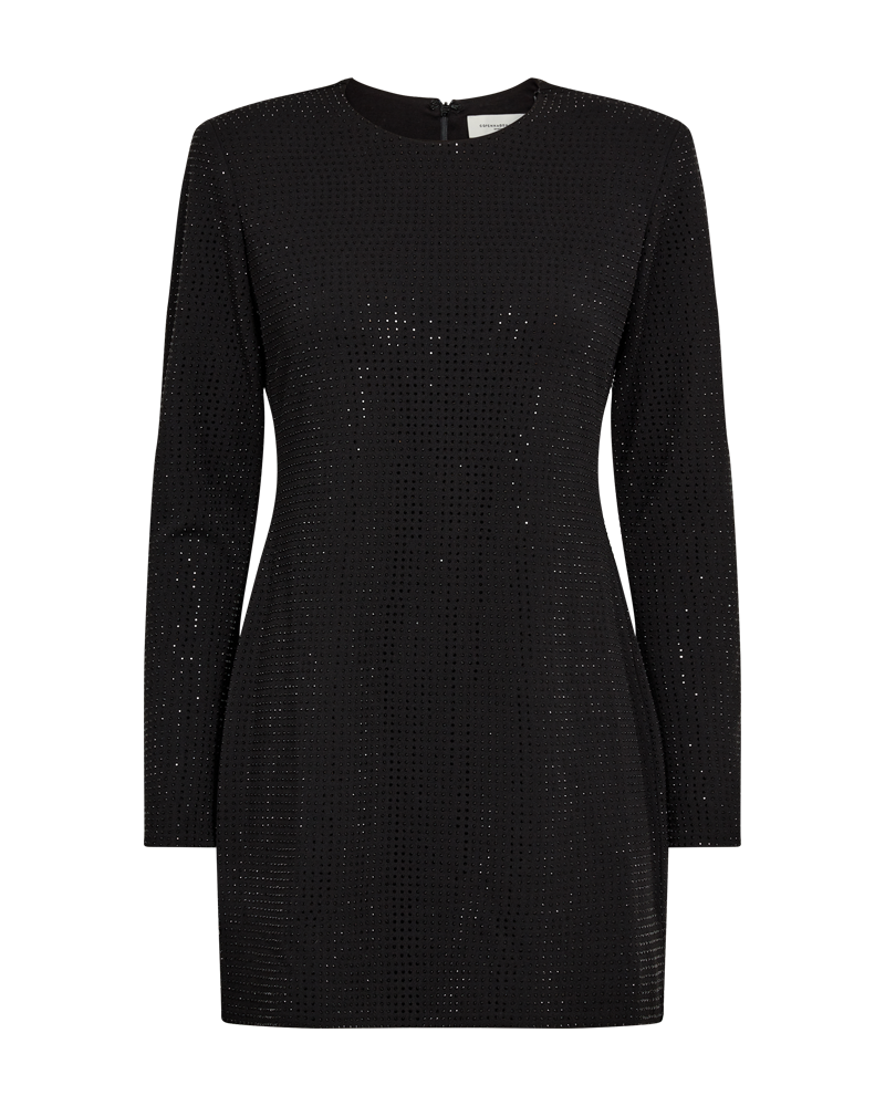 CMSTORAI - KLEID MIT NIETEN IN SCHWARZ